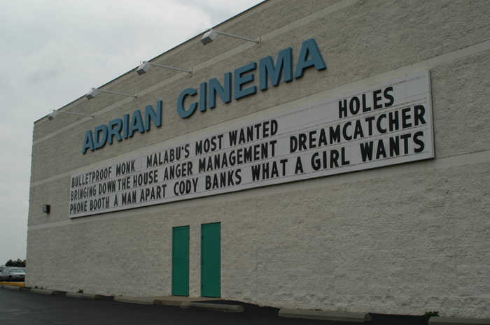 Adrian Cinema 10 - 2003 Photo (newer photo)